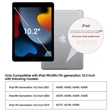 OMOTON Tempered Glass Screen Protector for iPad