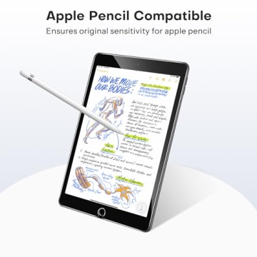 OMOTON Tempered Glass Screen Protector for iPad