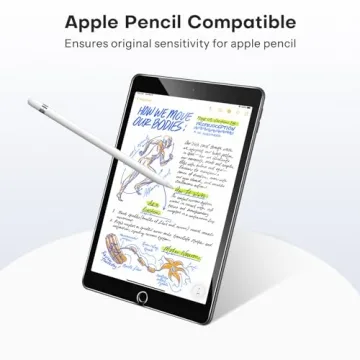 OMOTON Tempered Glass Screen Protector for iPad