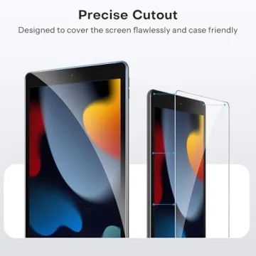 OMOTON Tempered Glass Screen Protector for iPad