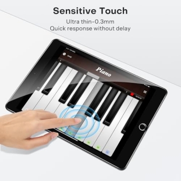 OMOTON Tempered Glass Screen Protector for iPad