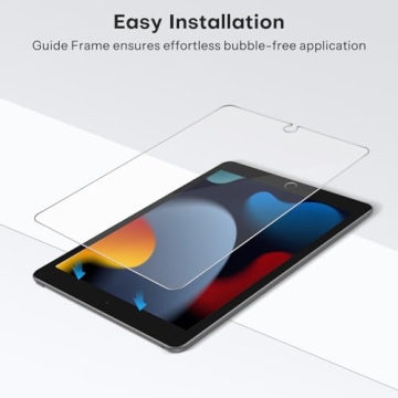 OMOTON Tempered Glass Screen Protector for iPad