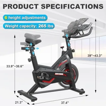 GOFLYSHINE Stationary Exercise Bikes for Home Use