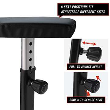 RitFit PCB-300 Preacher Curl Bench with EZ Bar Set