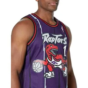 Mitchell & Ness NBA Swingman Road Jersey Raptors 98 Tracy McGrady Purple MD