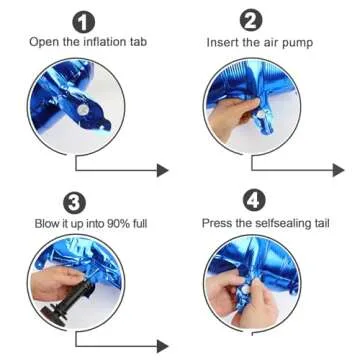 Navy Blue 5 Balloon, Number Balloon 40 Inch, Blue Party Supplies, 5th Birthday Balloon Decorations, 5 Number Balloons, Number 5 Balloon