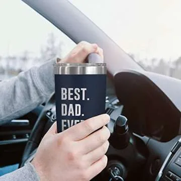 TEEZWONDER Father's Day Gifts - Insulated Tumbler for Dad