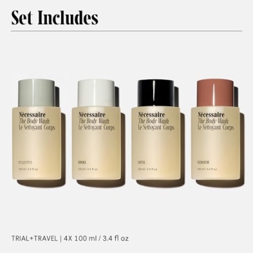 Nécessaire The Body Wash Collection 4x Travel Size Set