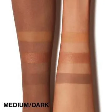 Smashbox Step-By-Step Contour Kit | Buildable, Highlight, Shapes + Brush, 0.4 Ounce, Medium/Deep