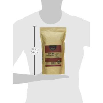 Organic Ceylon Cinnamon Powder (1 pound) | Freshly Ground in Small Batches for Premium Flavor and Ar...
