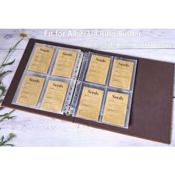 Efficient Seed Packet Storage with Heavy-Duty Sleeves