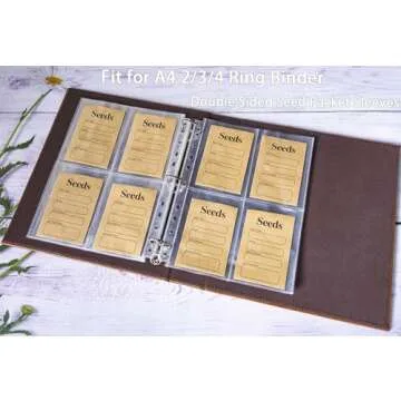 Efficient Seed Packet Storage with Heavy-Duty Sleeves