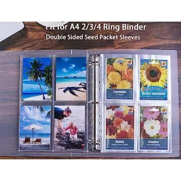 Efficient Seed Packet Storage with Heavy-Duty Sleeves