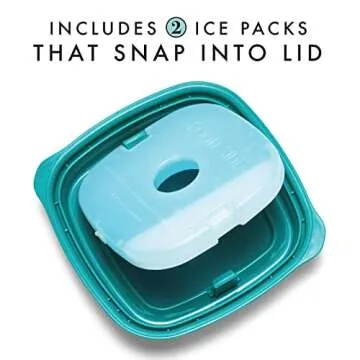 Reusable Fit & Fresh Snack Containers - Leakproof & Reliable