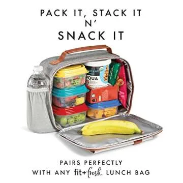 Reusable Fit & Fresh Snack Containers - Leakproof & Reliable