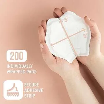 Zomee Disposable Breast Pads for Breastfeeding - Ultra-Absorbent and Soft