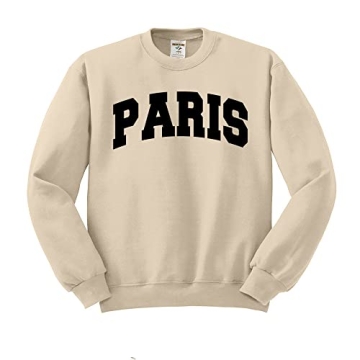 TeesAndTankYou Paris College Style Sweatshirt Unisex