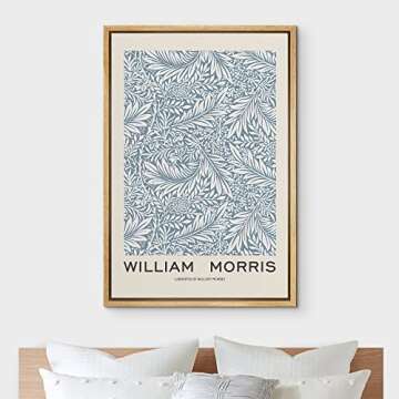 William Morris Larkspur Floral Print for Home Decor