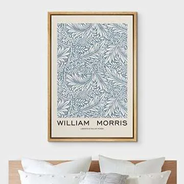 William Morris Larkspur Floral Print for Home Decor