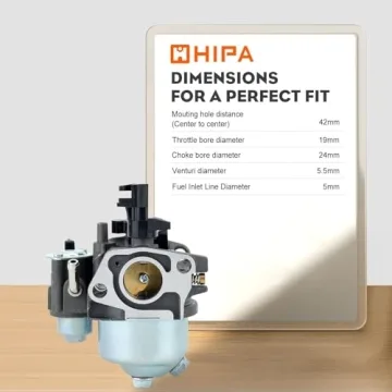 Hipa GX160 Carburetor for Honda GX200, Predator 212cc & More