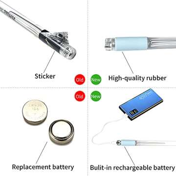 Rechargeable LED Color Changing Drumsticks for All Ages