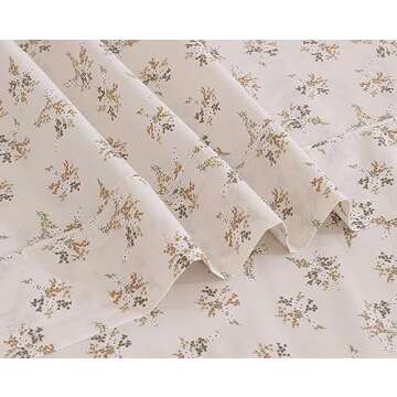 RUVANTI 100% Cotton King Size Sheets - Soft & Breathable