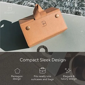 BOSHKU Sunglasses Organizer Case for Travel and Storage