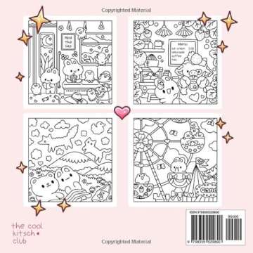 Dreamy Days: A Kawaii Coloring Book of Whimsical Scenes