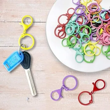 AUGYUESS Colorful Metal Lobster Claw Clasps for DIY