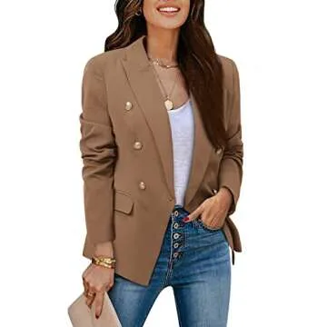 Stylish CRAZY GRID Women's Blazer for Office and Casual Wear