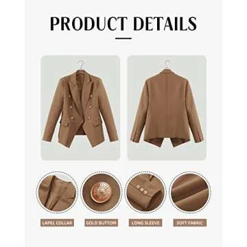 Stylish CRAZY GRID Women's Blazer for Office and Casual Wear