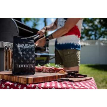 Black Rifle Coffee Company Liberty Roast, Medium Roast Whole Coffee Beans, 12 OZ Bag