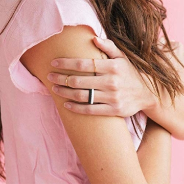 Hypoallergenic Braided Silicone Wedding Ring - Size 10