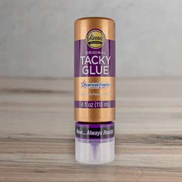 All Purpose Tacky Glue – Dries Clear– 4 OZ – Single