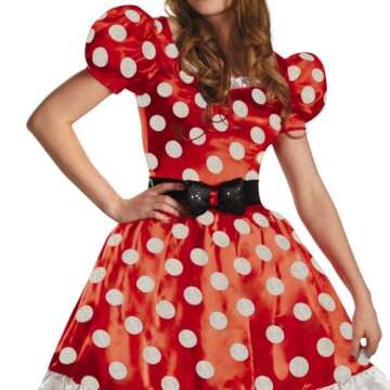 Disney Women's Minnie Mouse Classic Costume - X-Large