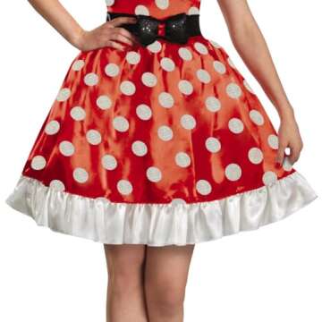 Disney Women's Minnie Mouse Classic Costume - X-Large