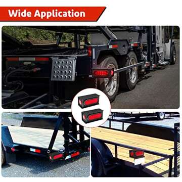 LIMICAR Steel Trailer Light Kit for Safe Travels and Visibility
