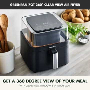 Healthy Cooking with GreenPan Clearview 7QT Air Fryer