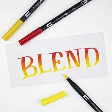 Tombow Blending Palette + Color Chart, White, - 56174