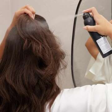 Kristin Ess Hair Brunette Dry Shampoo for Dark + Brown Hair with Vitamin C for all Hair Types - Oil Absorbing + Time Saving Dry Shampoo Powder Spray for all Hair Types, Vegan, 4 fl. oz.