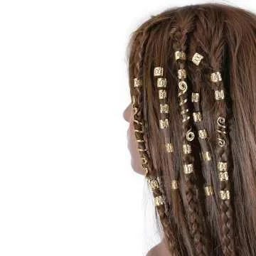 48-Piece Hair Accessories Set for Braids and Dreadlocks