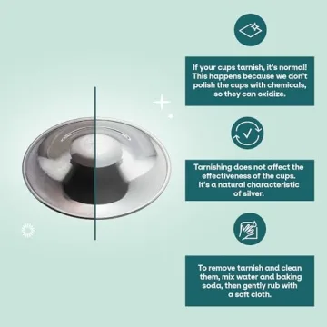 Comfortable Silver Nursing Cups for Breastfeeding Moms