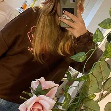 Oversized Fleece New York Graphic Sweatshirt for Women