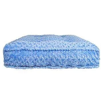 Bessie and Barnie Blue Sky Luxury Extra Plush Faux Fur Rectangle Pet/Dog Bed (Multiple Sizes)
