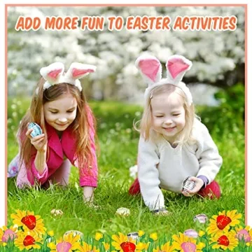 Hungdao 24 Pcs Mirrored Easter Eggs for Celebrations