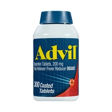 Advil Pain Reliever and Fever Reducer - 300 Coated Tablets with Ibuprofen 200mg