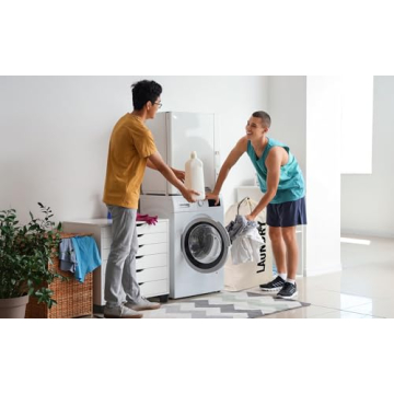 Washable Drawstring Laundry Bags for College and Travel