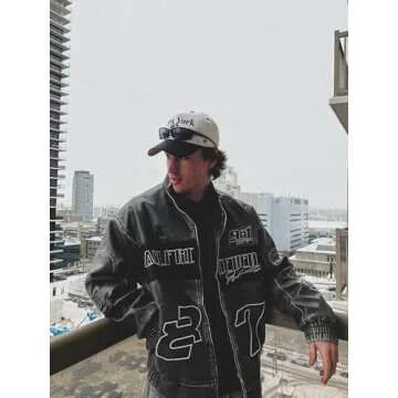 Aelfric Eden Faux Leather Racing Jacket for All Styles