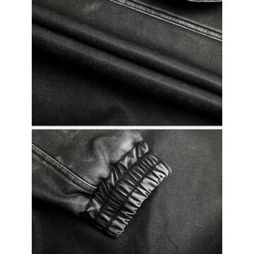 Aelfric Eden Faux Leather Racing Jacket for All Styles