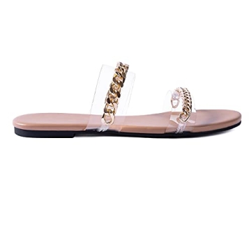 N.N.G Women's Braided Leather Flip Flops Comfortable Summer Sandals